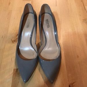 Micheal by Micheal Kors grey heels.